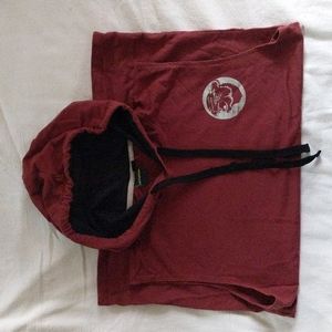 Sleeveless gym hoodie